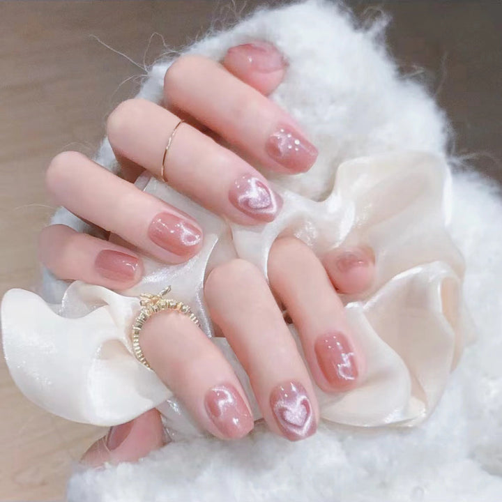 Heart-Design Press-On Nails Kalsten