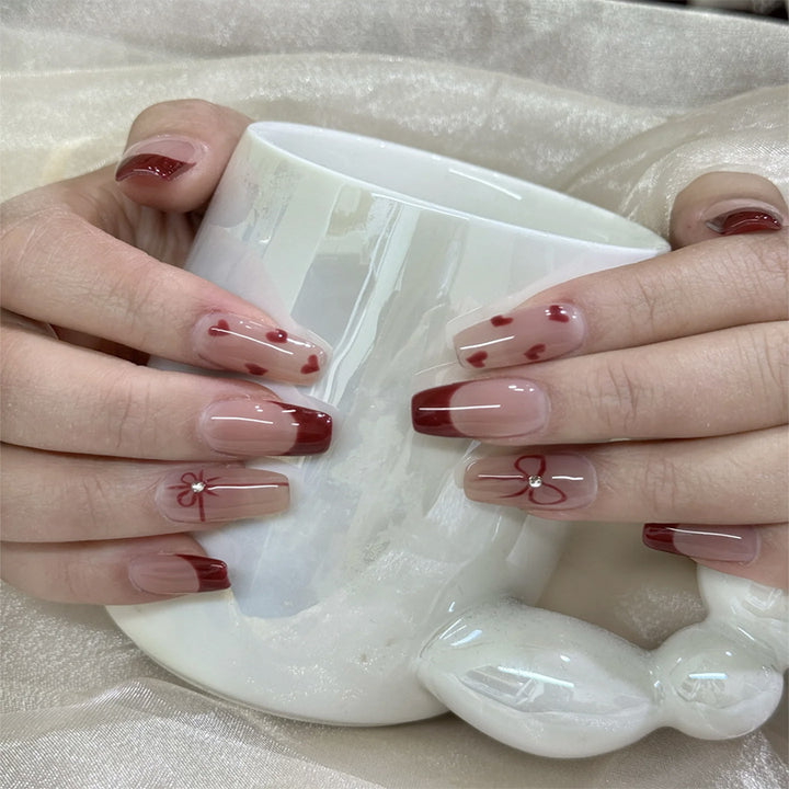 Gradient Gel Nail Extensions