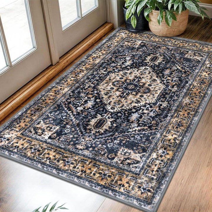 Elegant Vintage-Inspired Area Rug