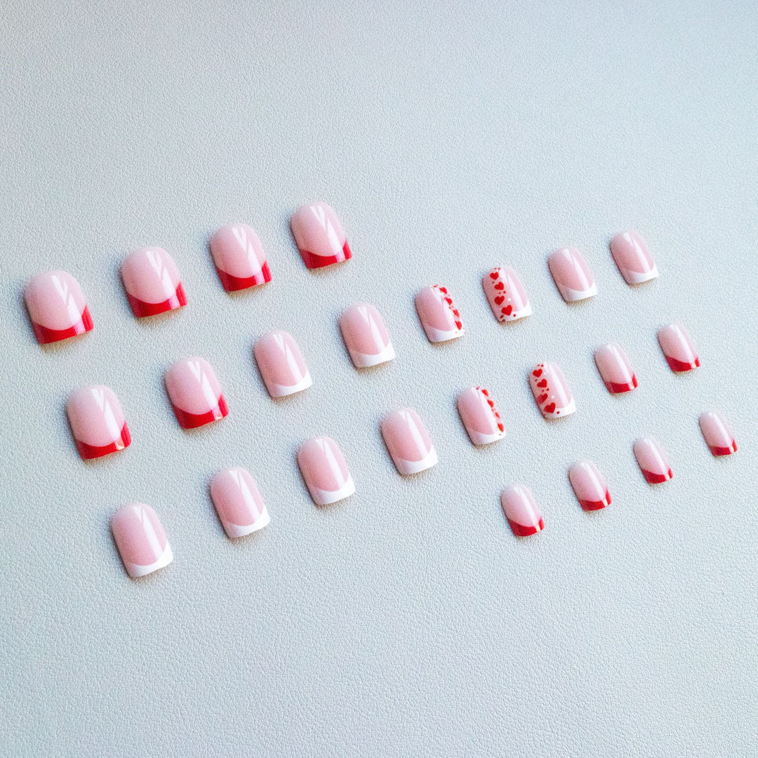French Tip Acrylic Nail Art
