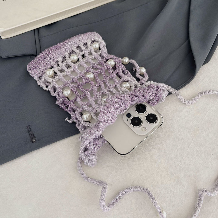 Decorative Crochet Mini Backpack