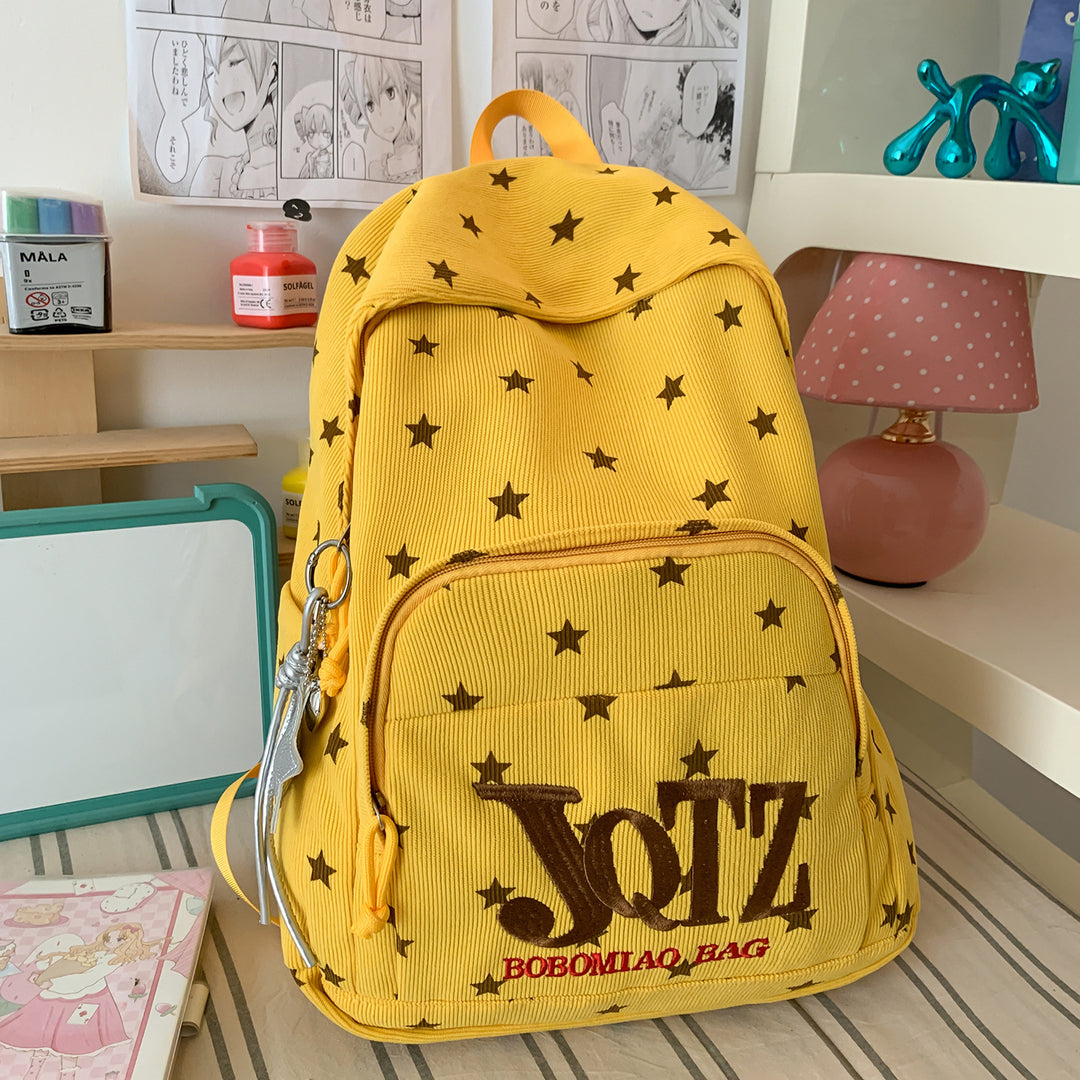Stylish Star-Printed Backpack Kalsten