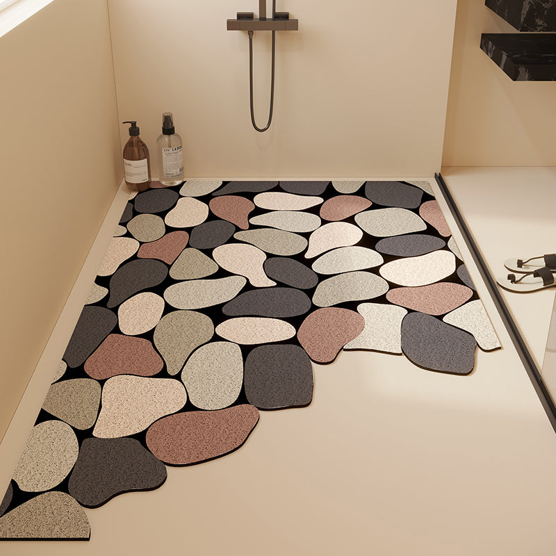 Abstract Stone Pattern Bath Mat