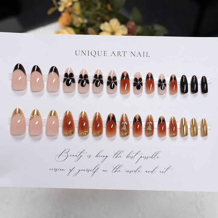 Artistic Press-On Nail Set