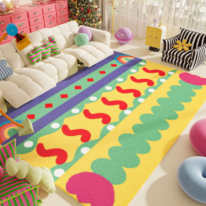 Playful Patterned Area Rug