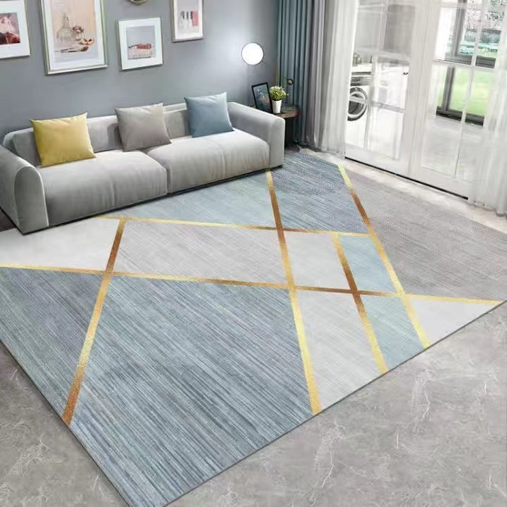Modern Minimalist Geometric Area Rug Kalsten