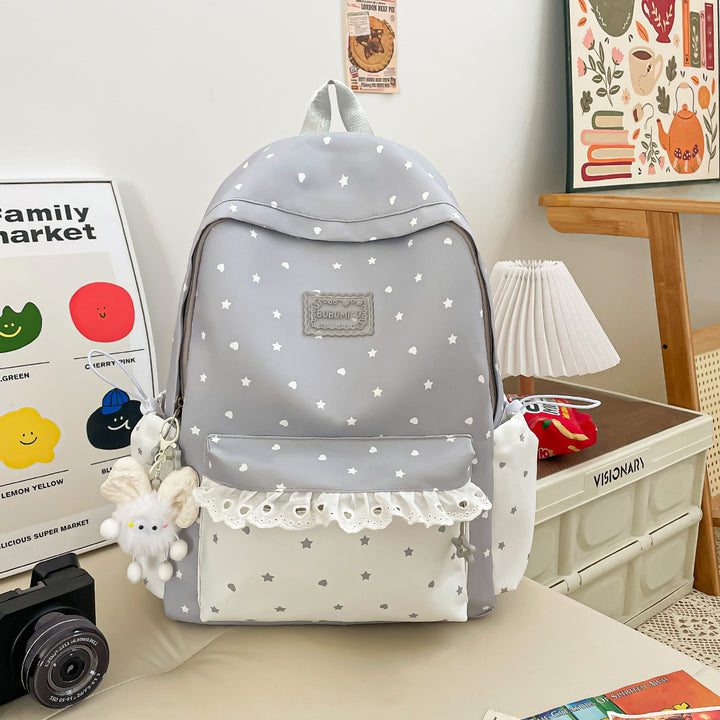 Playful Star-Patterned Backpack Kalsten
