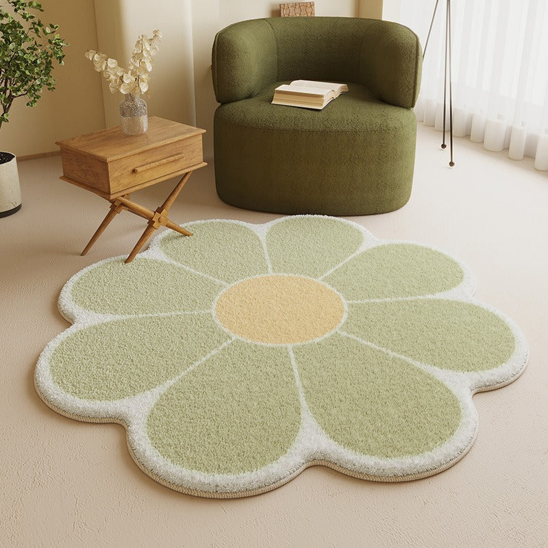 Flower-Shaped Area Rug Kalsten