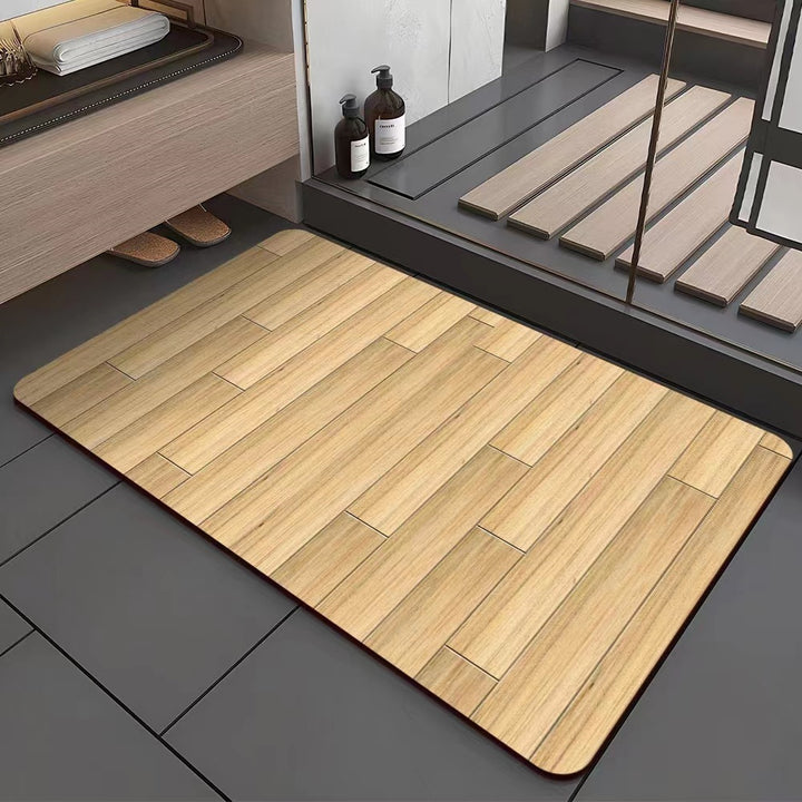 Modern Patterned Bath Mat Kalsten