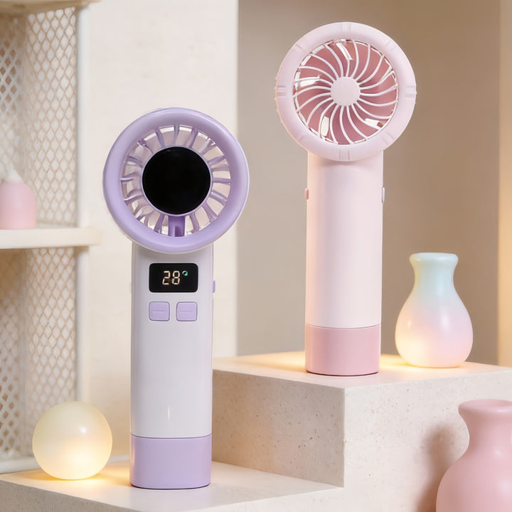 Ultralight Hand Fan with Temperature Display Kalsten
