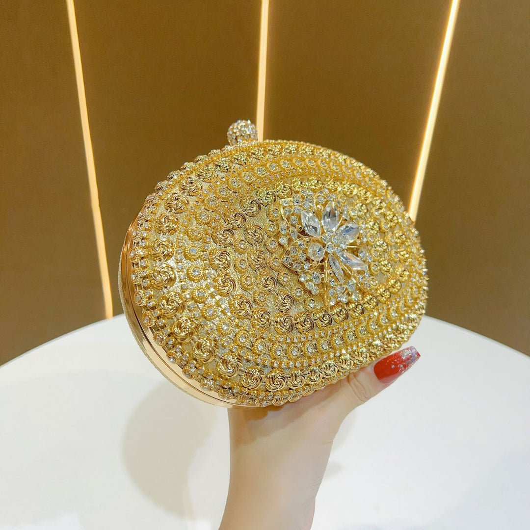 Ornate Floral Evening Handbag