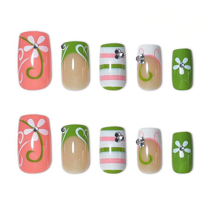 Artistic Decorative Press-On Nails Kalsten