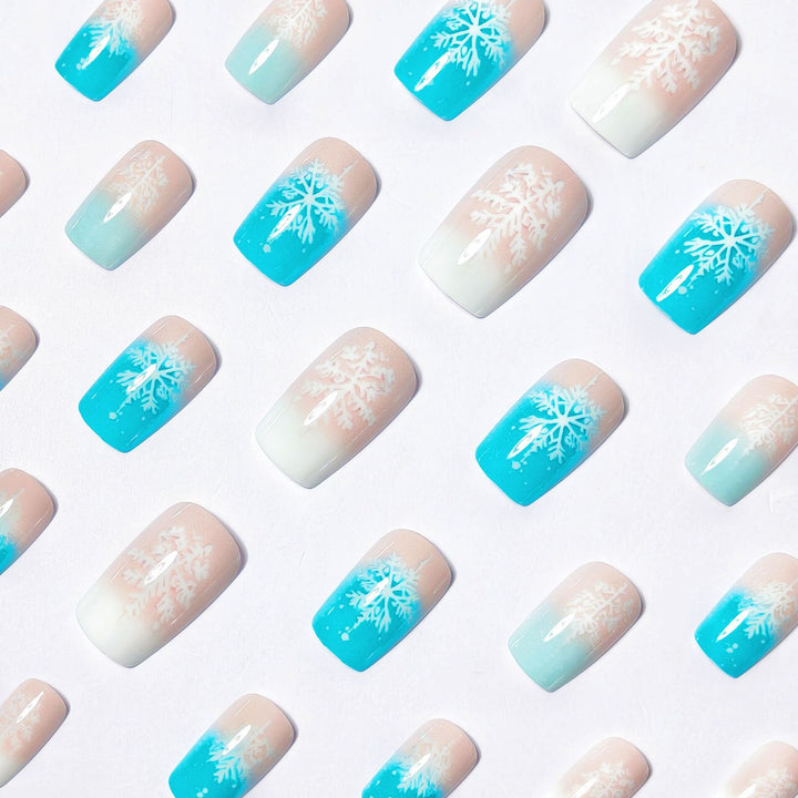 Artistic Winter Wonderland Nail Art Kalsten