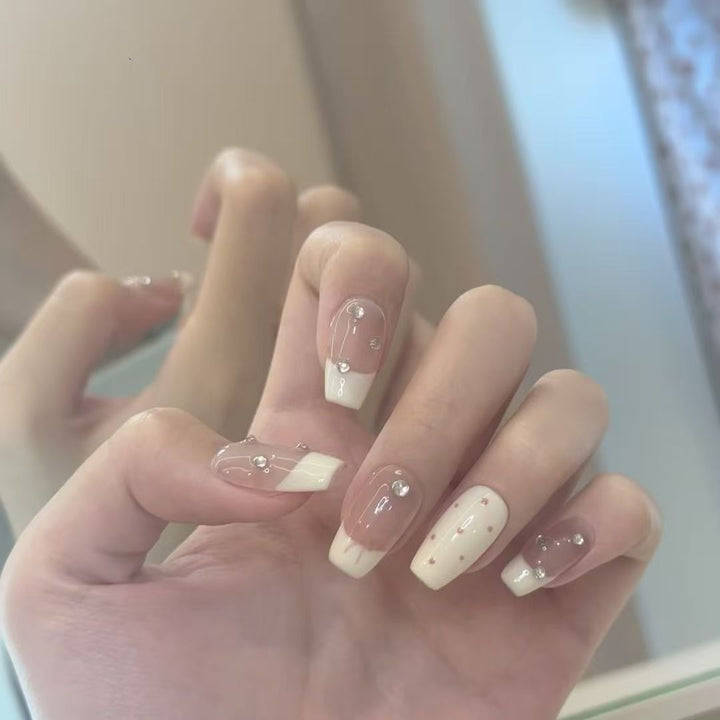 Artistic Acrylic Press-On Nail Extensions