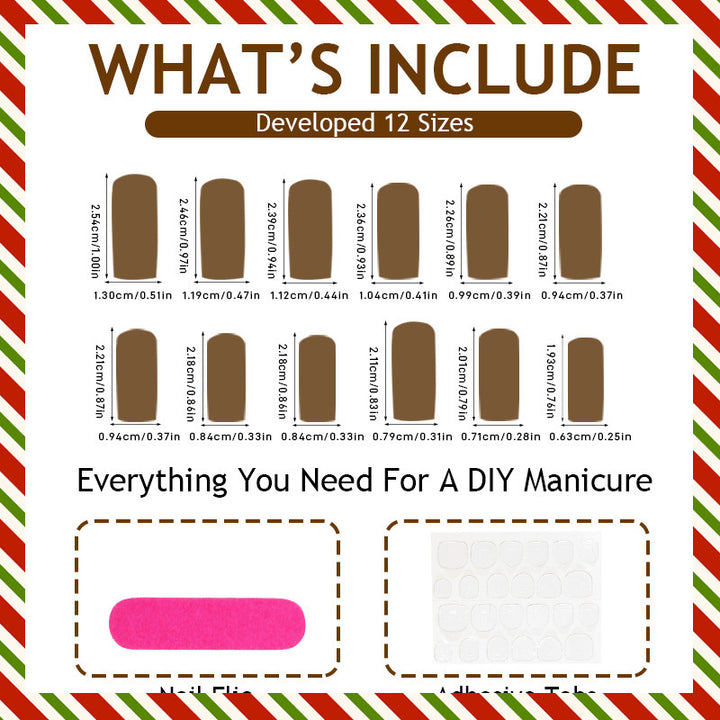 Festive Artificial Nail Set Kalsten