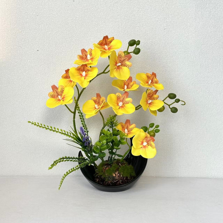 Lifelike Orchid Arrangement