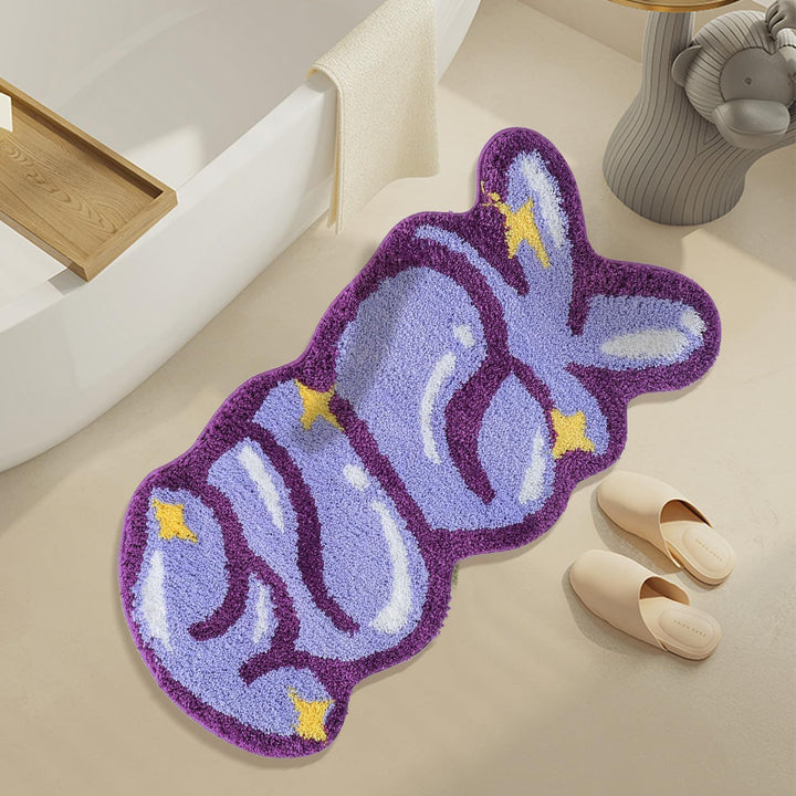 Cute Bunny-Shaped Bath Mat Kalsten