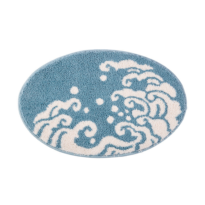 Plush Cat-Themed Area Rug