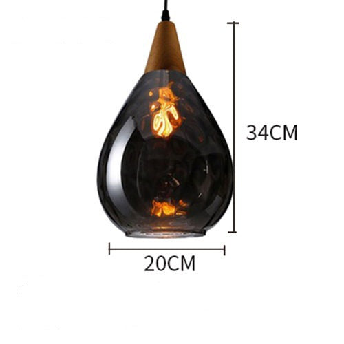 Artistic Teardrop Pendant Light