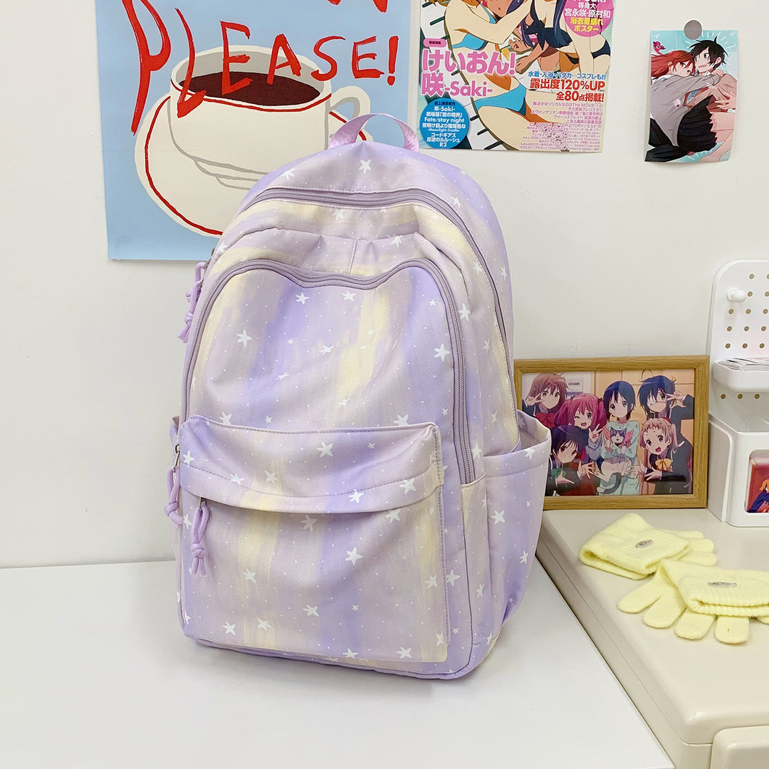 Decorative Star-Patterned Backpack Kalsten 1791205991