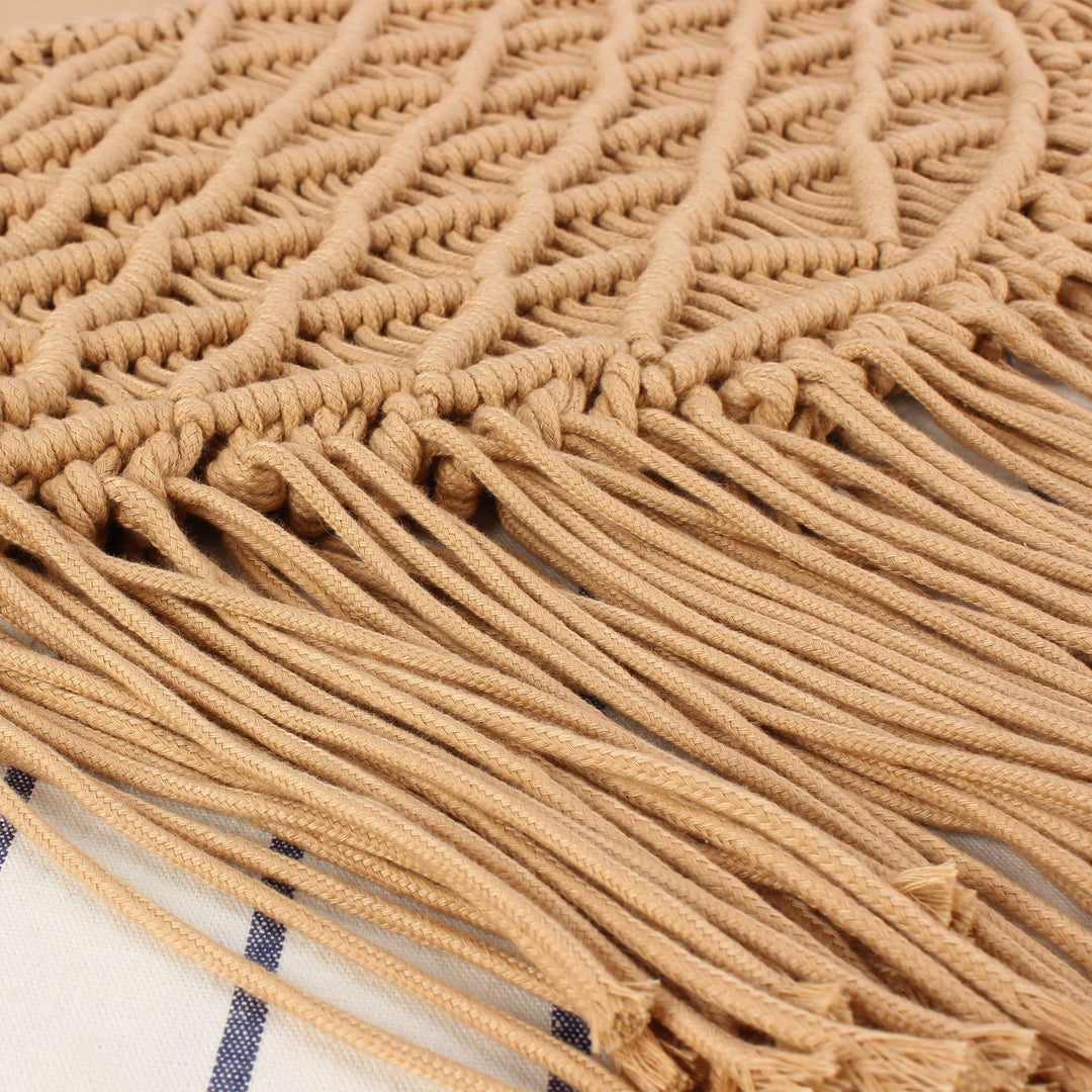 Creative Macrame Bag with Fringed Design Kalsten