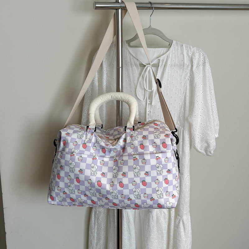 Playful Patterned Travel Duffle Bag Kalsten
