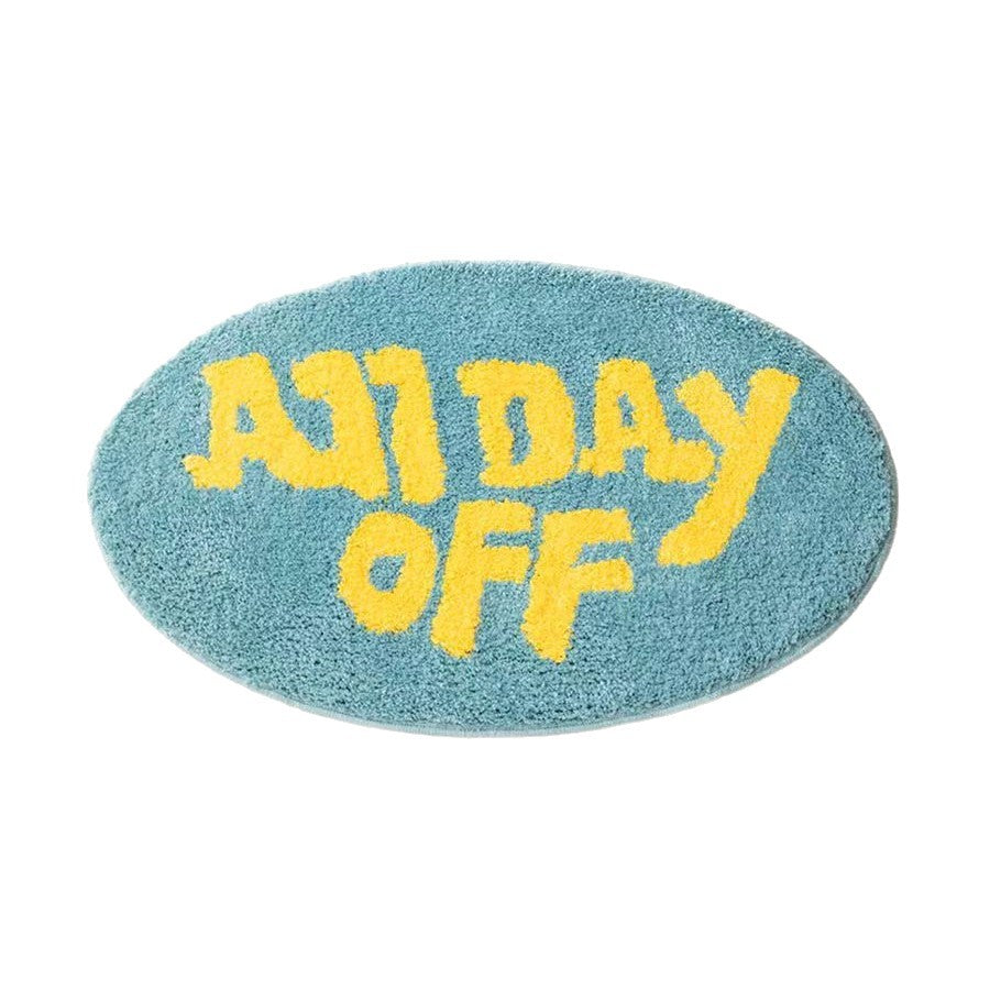 Inspirational Phrase Oval Rug Kalsten