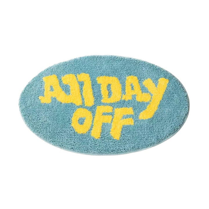 Inspirational Phrase Oval Rug Kalsten