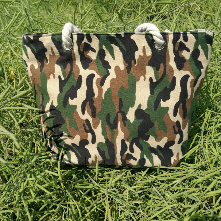 Camouflage Bags Made Of Sturdy Cotton Fabric Kalsten