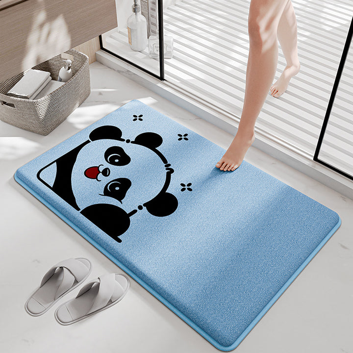 Funny Cartoon Bath Mat Kalsten