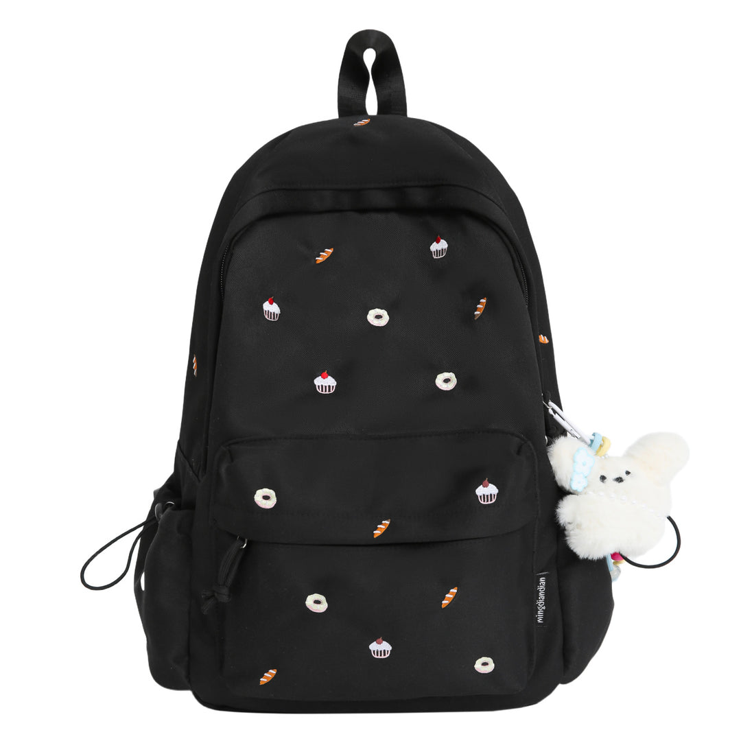 Playful backpack with unique back pattern appliqués Kalsten