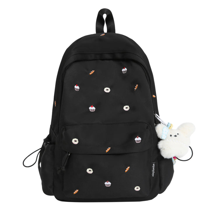 Playful backpack with unique back pattern appliqués Kalsten