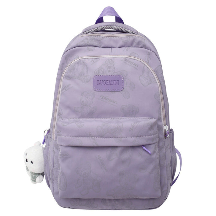 Backpack Made of Durable Nylon with Cute Bear Pattern Kalsten