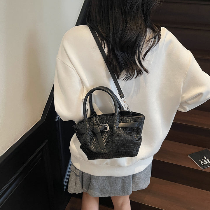 Stylish Woven Structured Handbag Kalsten