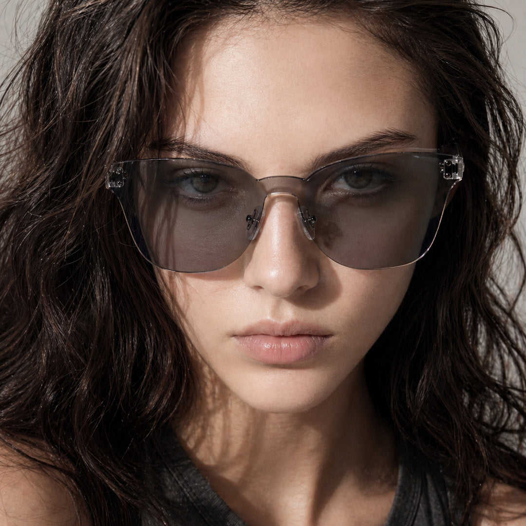 Women's Fashion Sunglasses with Unique Transparent Frame Kalsten