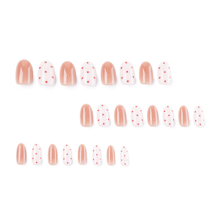 Artistic Nail Art with Delicate Dots and Gradient Kalsten