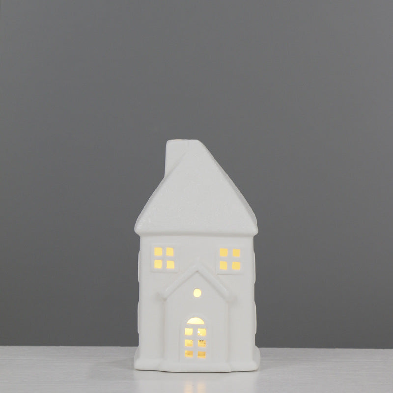Decorative House-Shaped Ceramic Night Light Kalsten