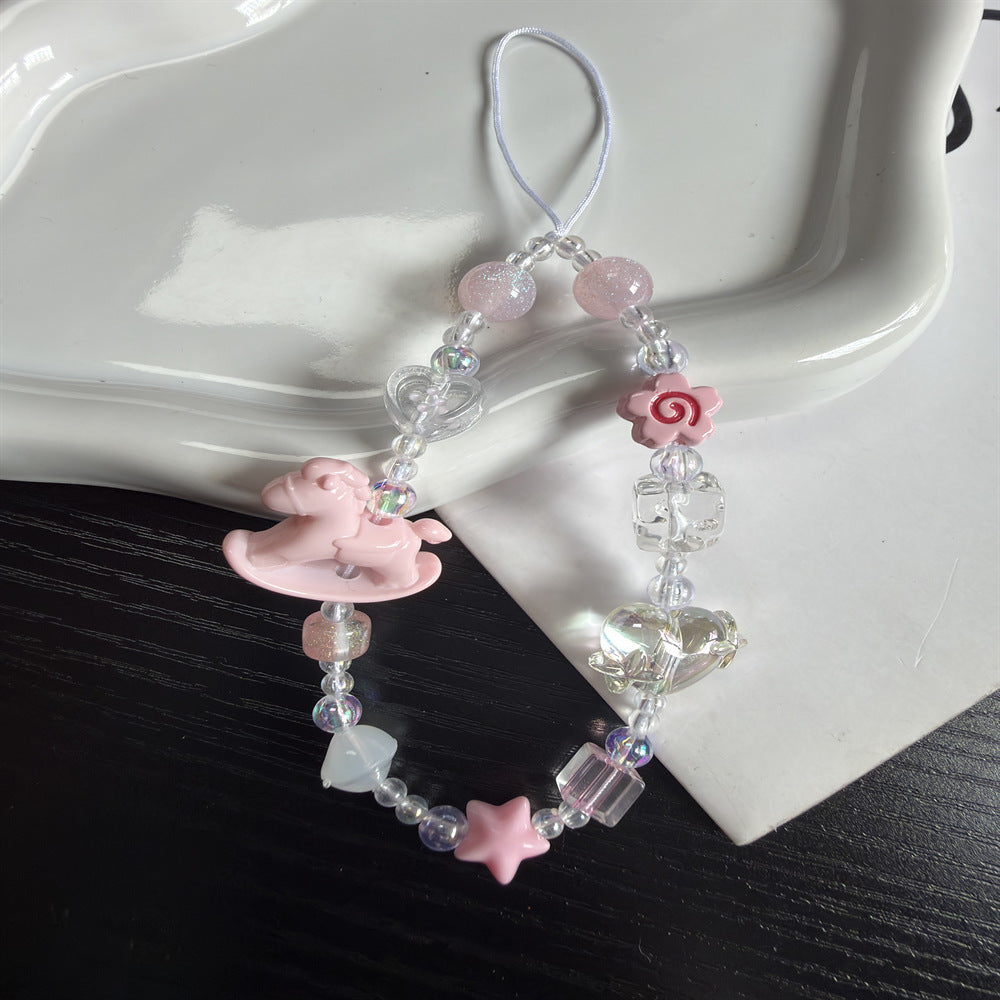 Playful Themed Beaded Charm Necklace Kalsten 1790135298