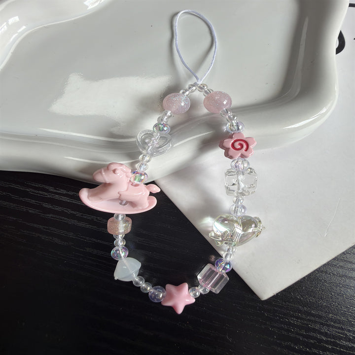 Playful Themed Beaded Charm Necklace Kalsten 1790135298