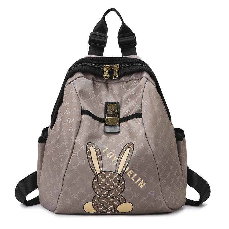 Cute Bunny Print Backpack Kalsten