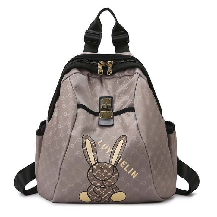 Cute Bunny Print Backpack Kalsten
