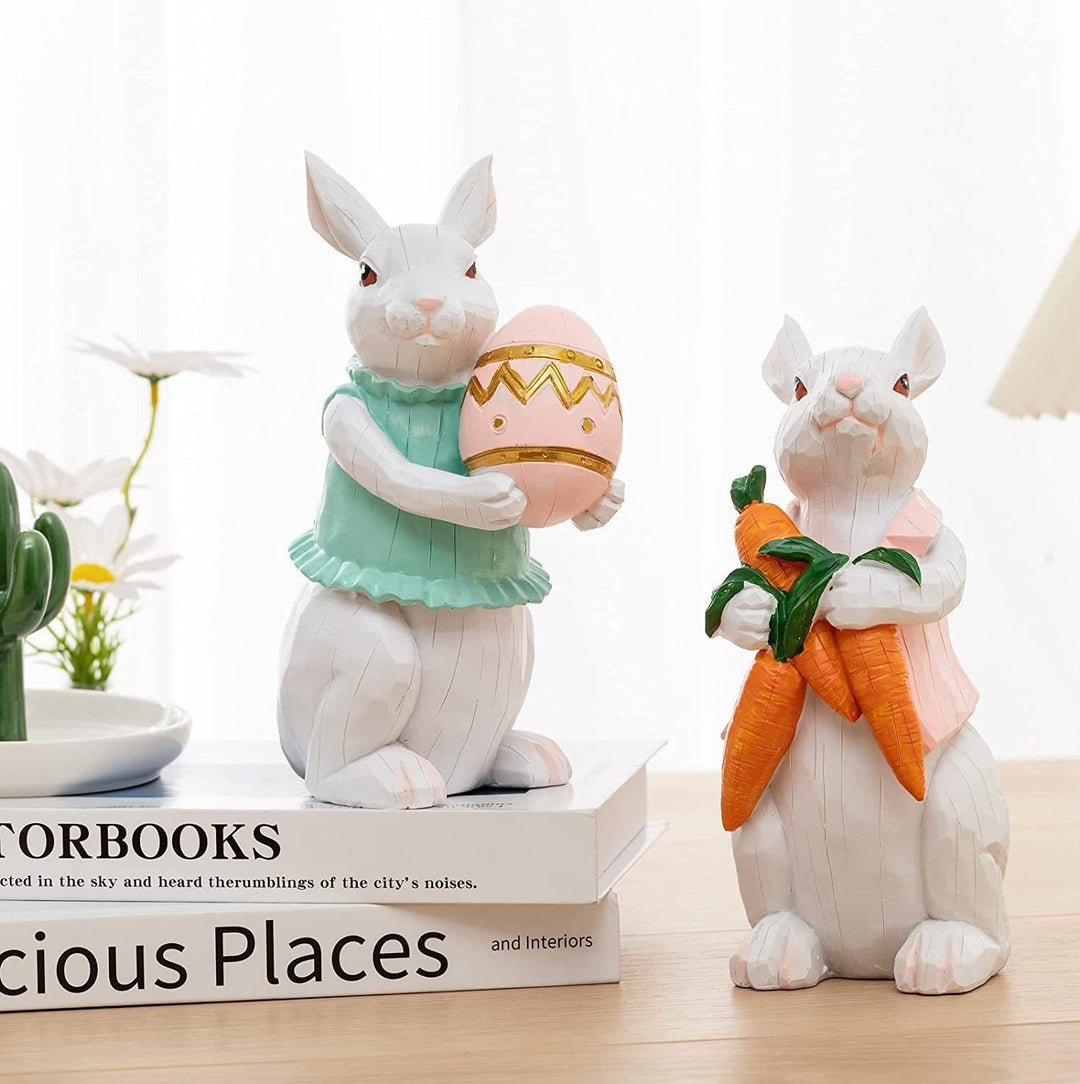 Decorative Bunny Figurine Set Kalsten