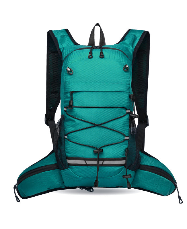 Sporty backpack with breathable mesh inserts and elastic carrying straps Kalsten