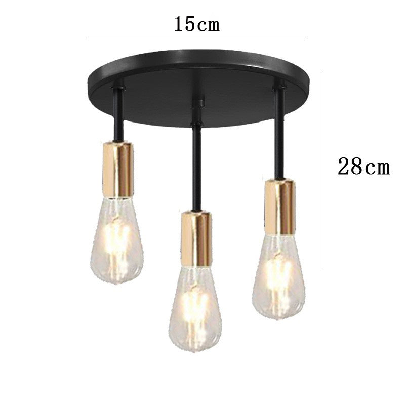 Minimalist Gold Accent Pendant Light