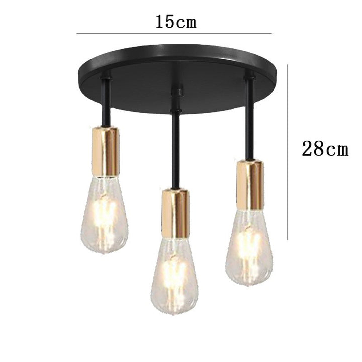 Minimalist Gold Accent Pendant Light