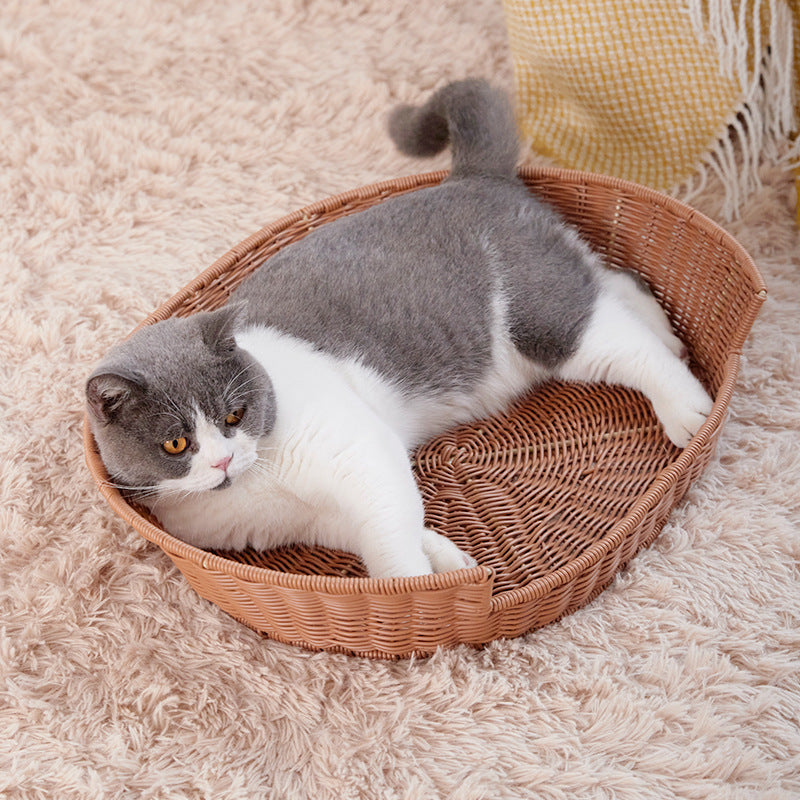 Rattan Cat Bed Kalsten