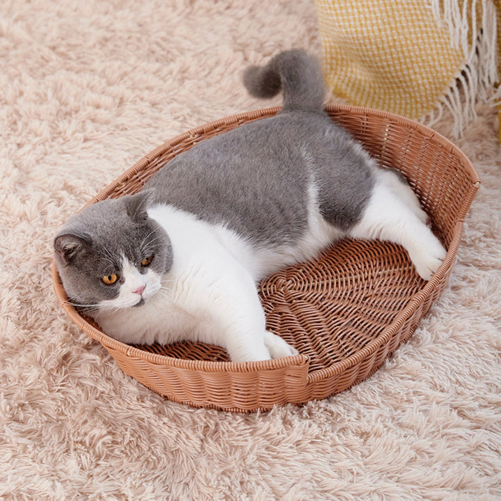 Rattan Cat Bed Kalsten