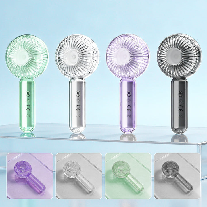 Women Portable Handheld Fan with USB Charging Function and Powerful Motor Kalsten