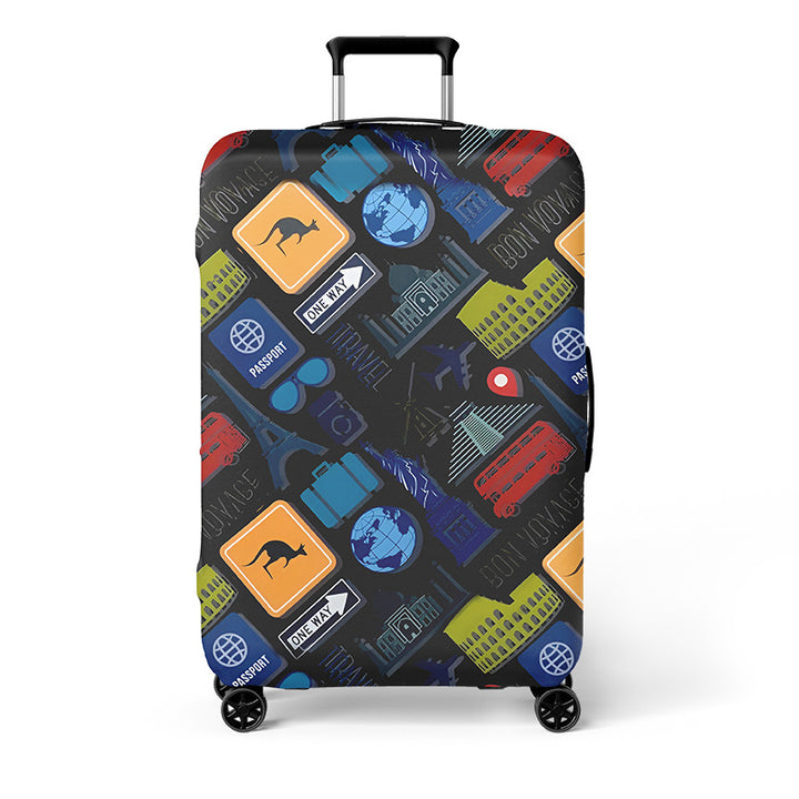 Heart-Patterned Hard Shell Luggage Kalsten