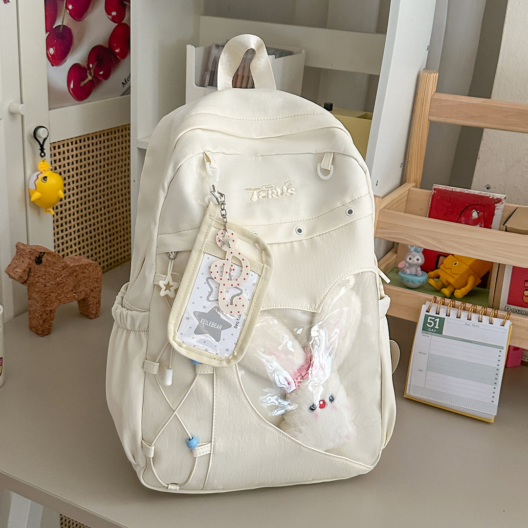 Cute Character-Themed Transparent Backpack Kalsten